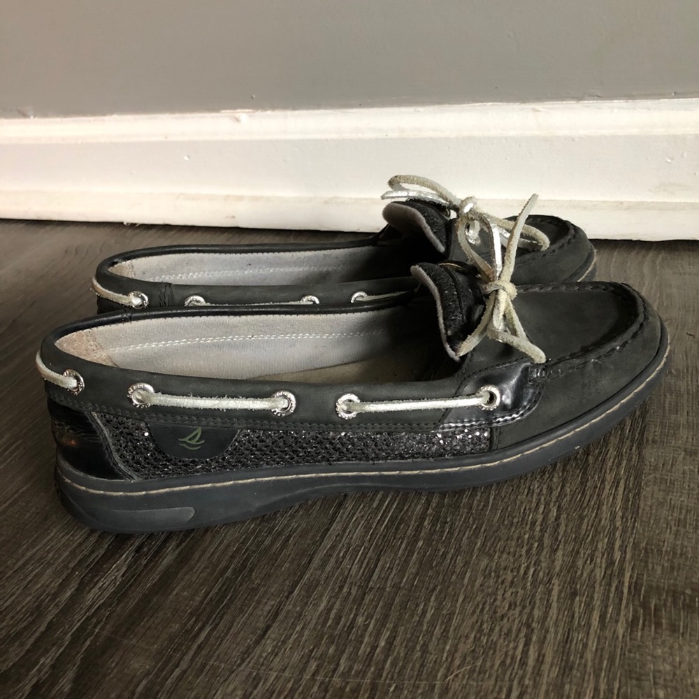 Sperry Angelfish Metallic Black